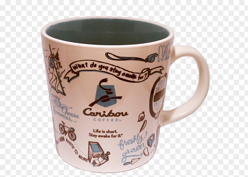 Mug Coffee Cup Ceramic Caribou PNG