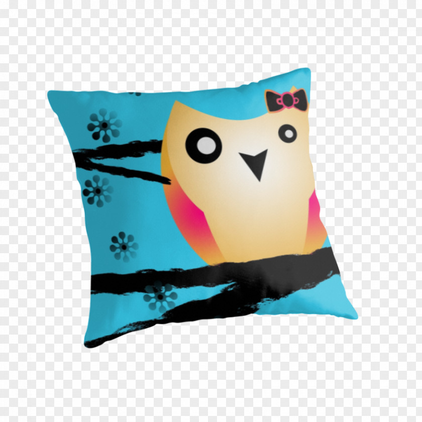 Owl Throw Pillows Cushion Rectangle PNG