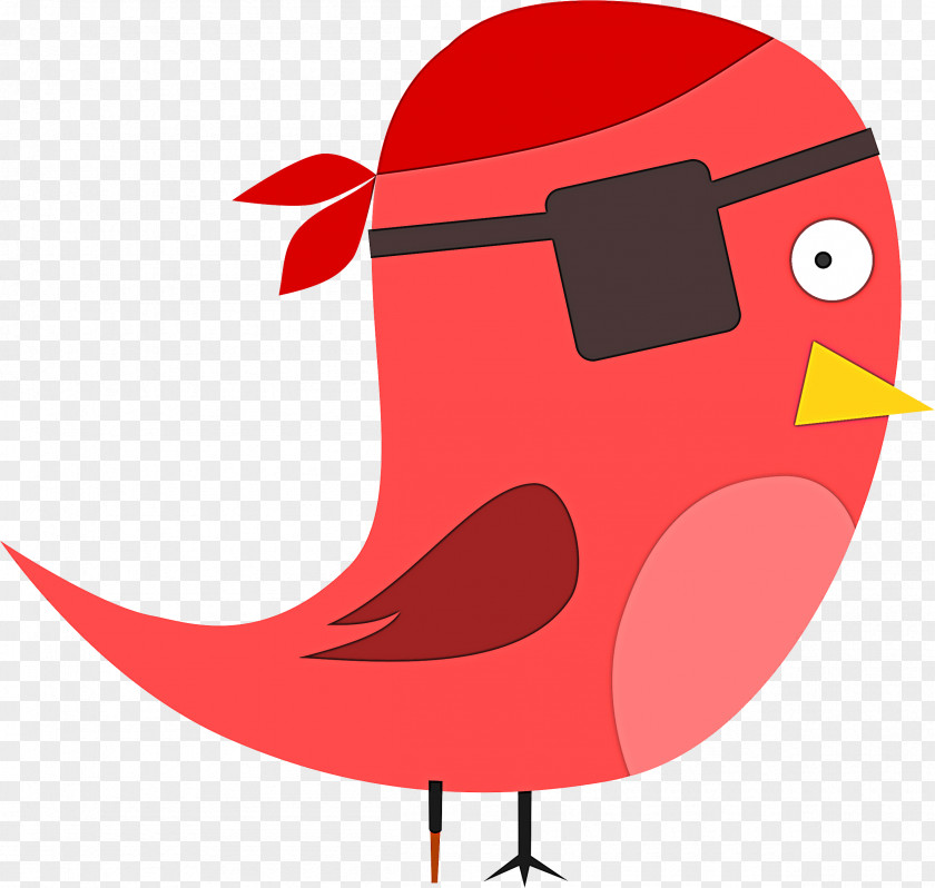 Perching Bird Songbird Red Cartoon Cardinal PNG
