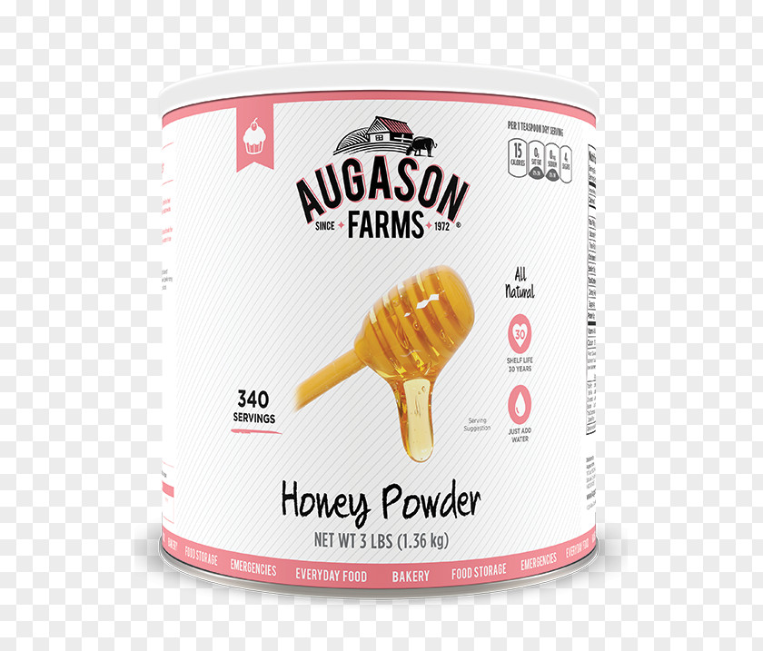 Canned Honey Augason Farms Pound Powdered Milk Freeze-drying PNG
