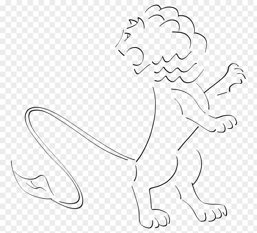 Fierce Clipart Lion Coloring Book Drawing Liger Clip Art PNG