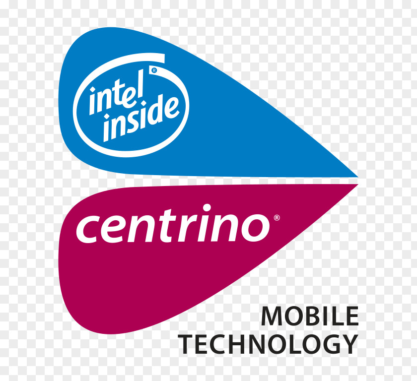 Intel Centrino Logo Clip Art Laptop PNG