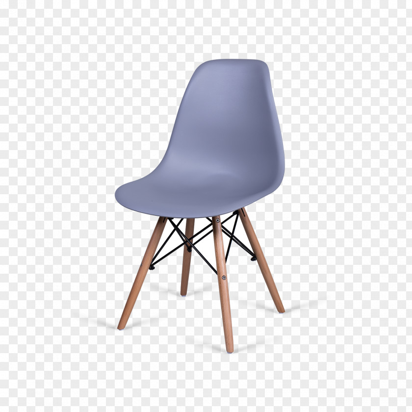 Chair Plastic Side Furniture Eames Fiberglass Armchair Wood PNG
