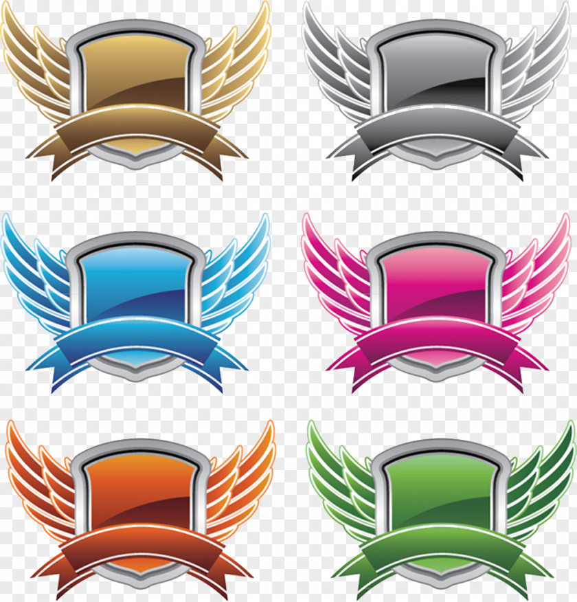 Cool Color Badge PNG
