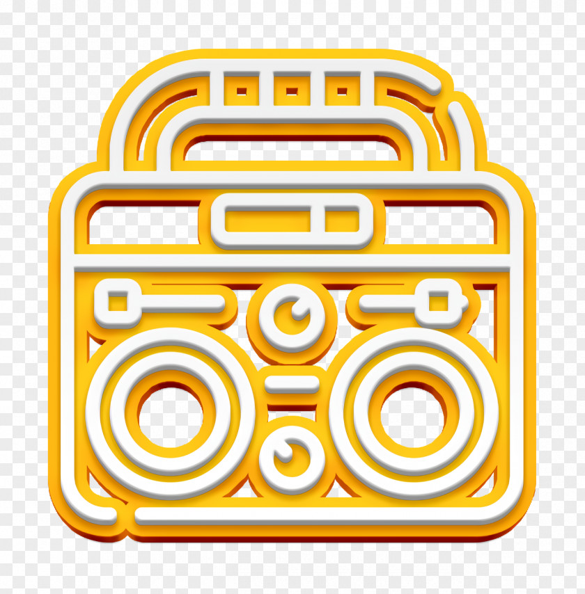 Music And Multimedia Icon Boombox Night Party PNG