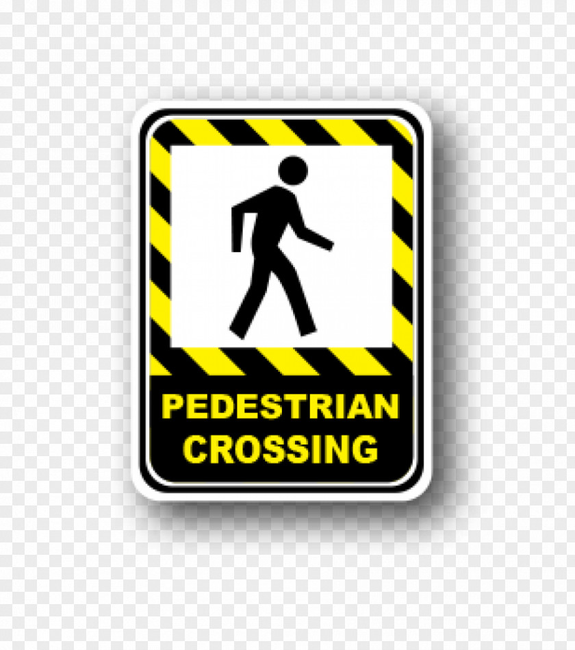 Pedestrian Crossing Sign Traffic Pictogram Road Surface Marking Adhesive PNG