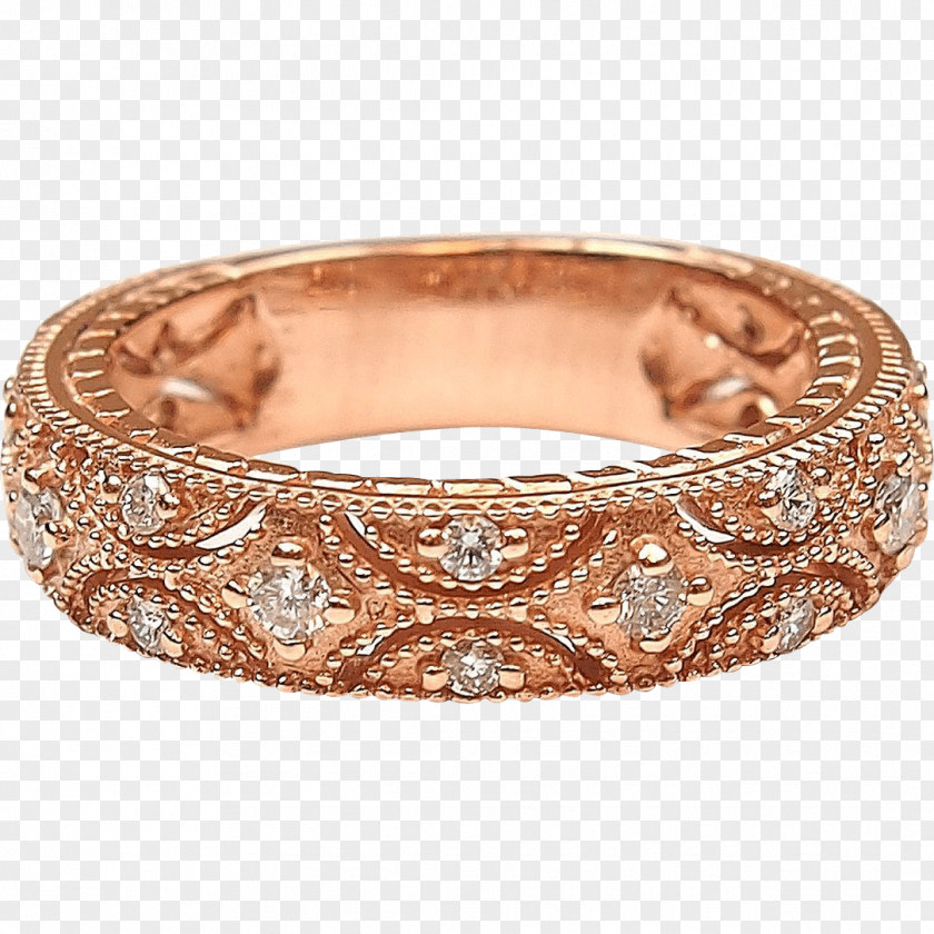 Rose Gold Jewellery Wedding Ring Diamond PNG
