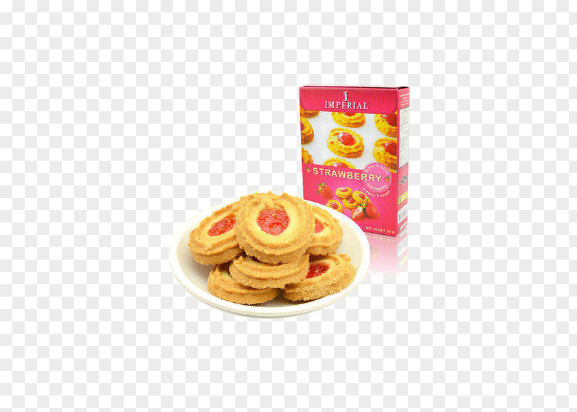Thailand Imperial Brand Strawberry Jam Flavored Butter Cookies Cookie Milkshake Thai Cuisine Danish Pastry Biscuit PNG