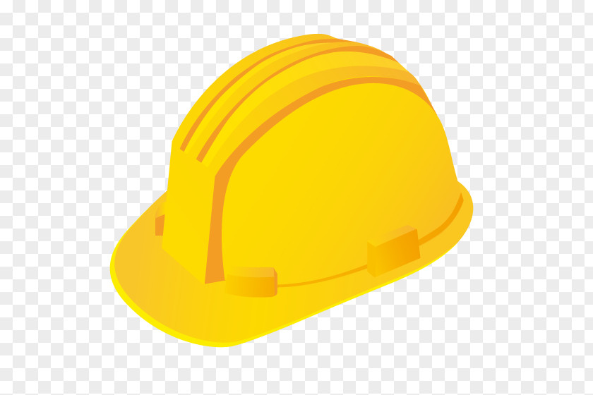 Vector Yellow Construction Helmet Hard Hat Architecture PNG