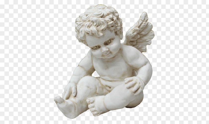 Angels Cherub Guardian Angel Infant Statue PNG