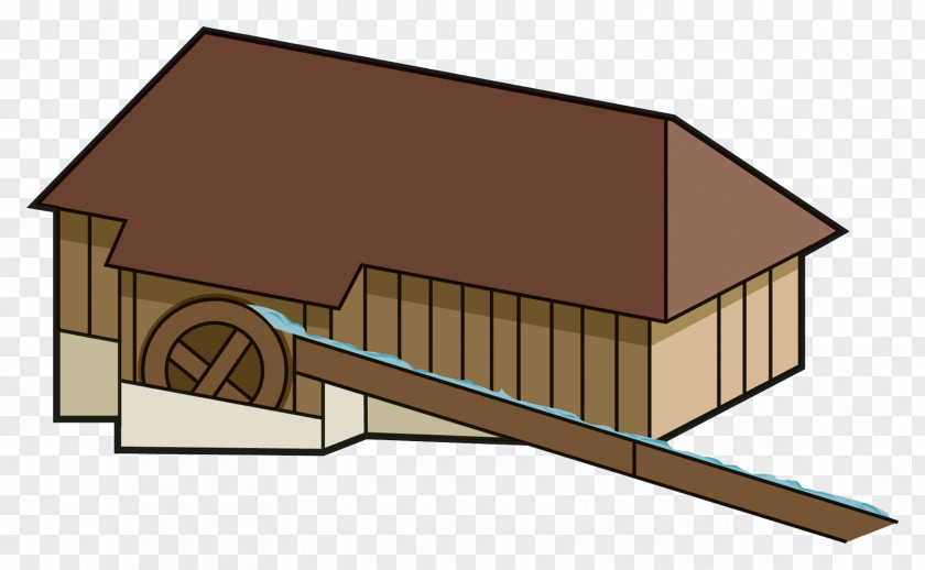 Cartoon Garage House Roof Architecture Shed Log Cabin PNG