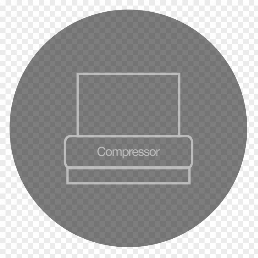 Compressor Brand Circle Font PNG