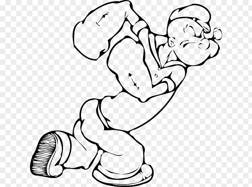 Muscle Man Cartoons Olive Oyl Popeye Village J. Wellington Wimpy Clip Art PNG
