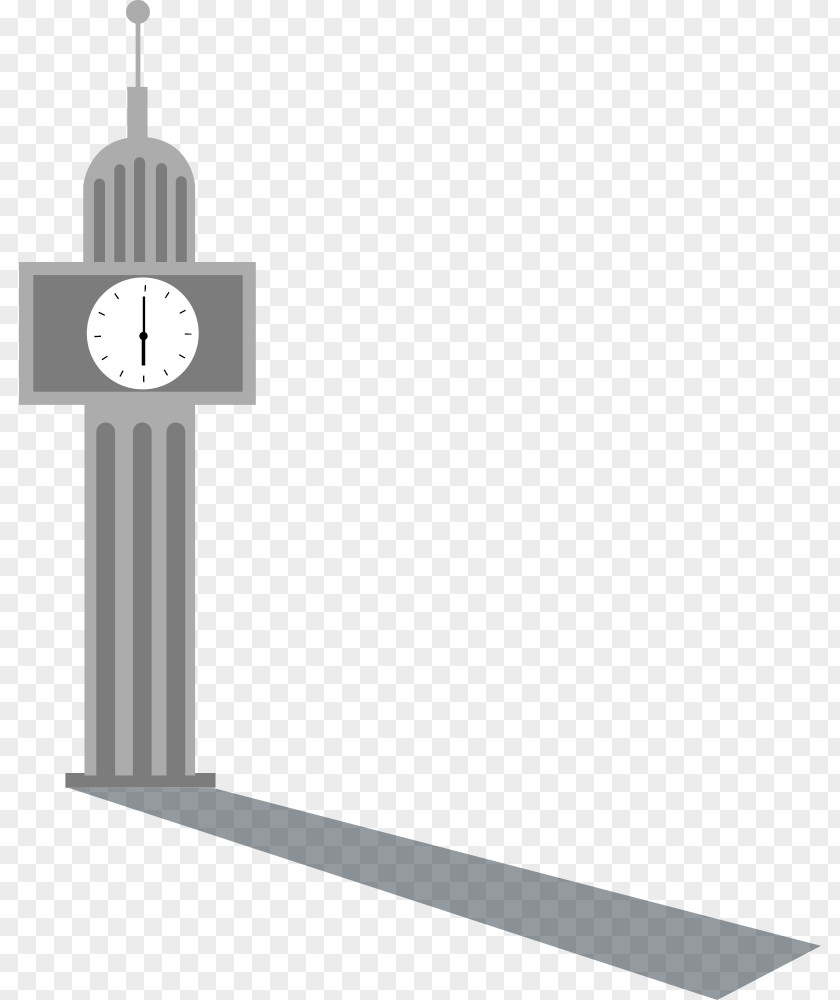 Building Silhouette Clock Tower Bell PNG