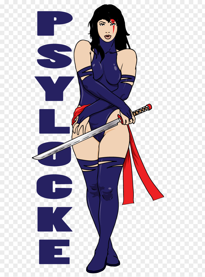 Fiction Cartoon Costume Thigh PNG Thigh, Psylocke clipart PNG