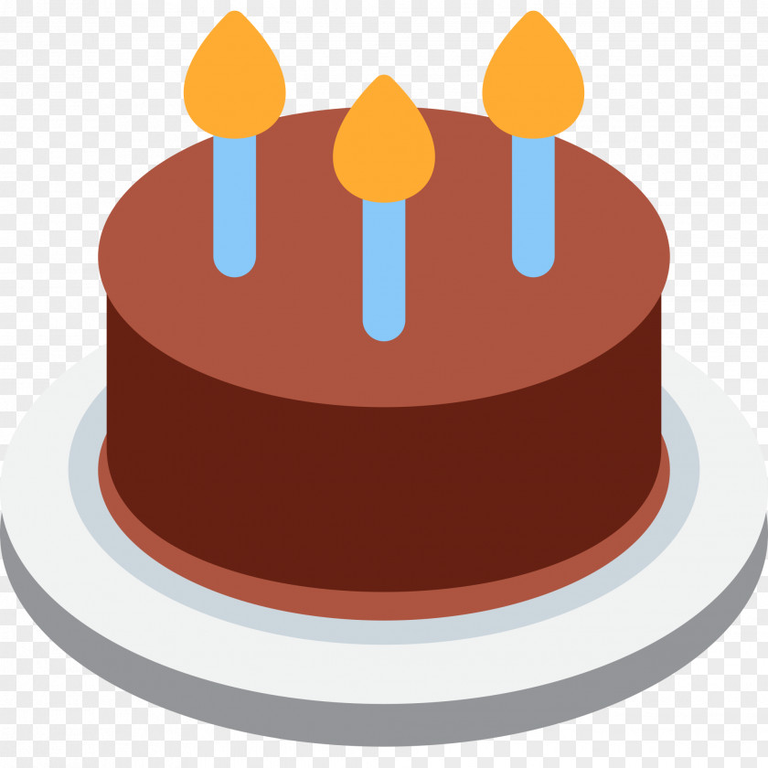 Chocolate Cake Birthday Christmas Emoji PNG