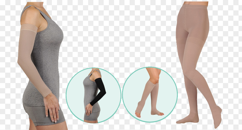 Compression Garment Lymphedema Stockings Form-fitting Medicine PNG