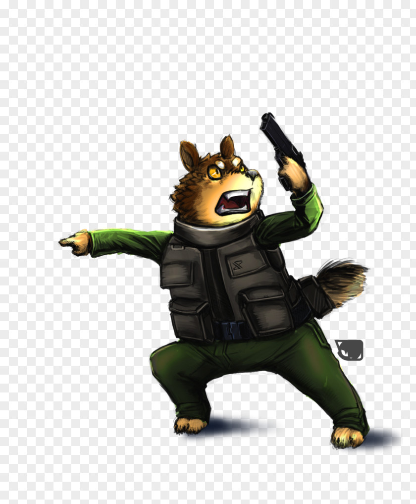 Dog Soldiers DeviantArt Cartoon Figurine PNG