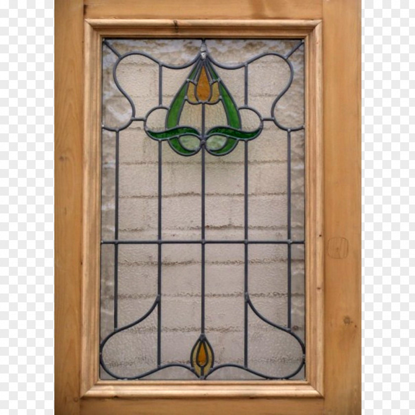 Shower Door Stained Glass Window Sliding Handle PNG