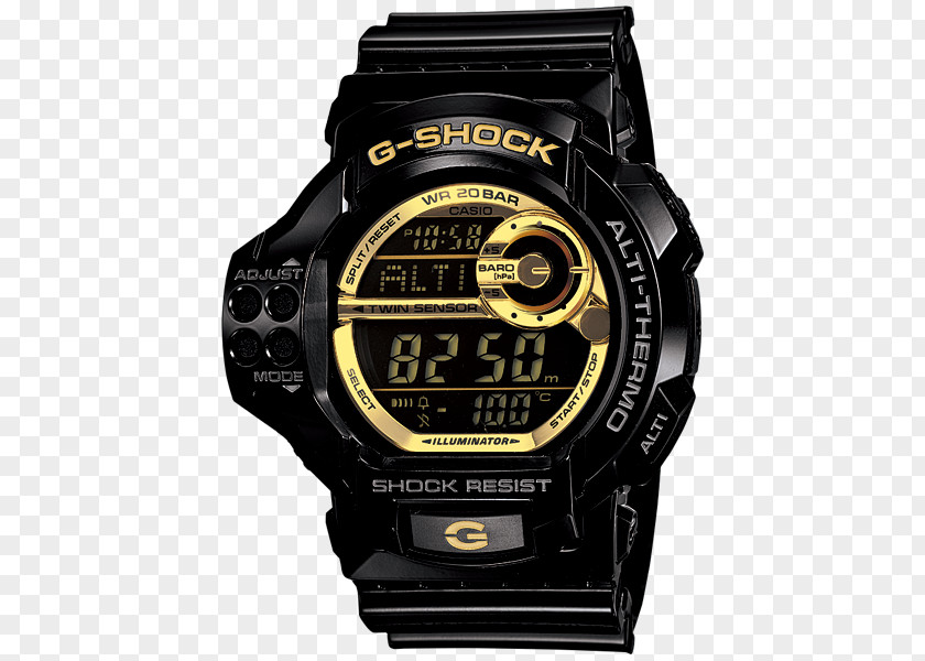 Watch G-Shock Casio Gold Water Resistant Mark PNG