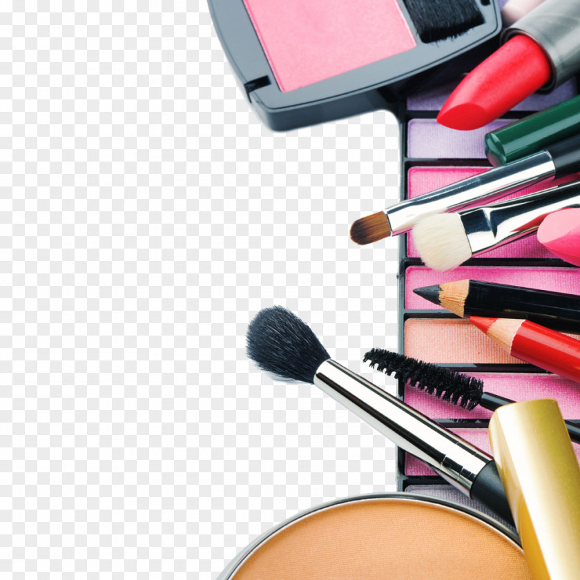 Color Eye Shadow And Make-up Tools Image Cosmetics Stock Photography PNG