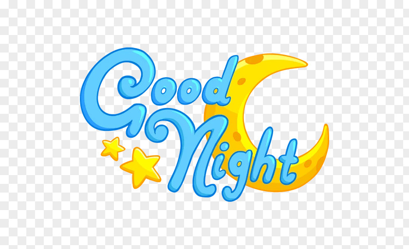 Goodnight Moon Clip Art Image Sticker Text PNG