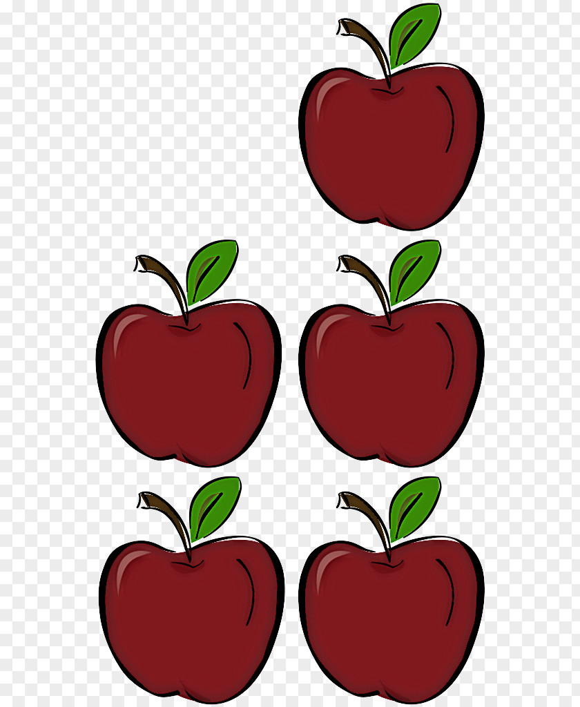 Natural Foods Fruit Red Plant Apple PNG