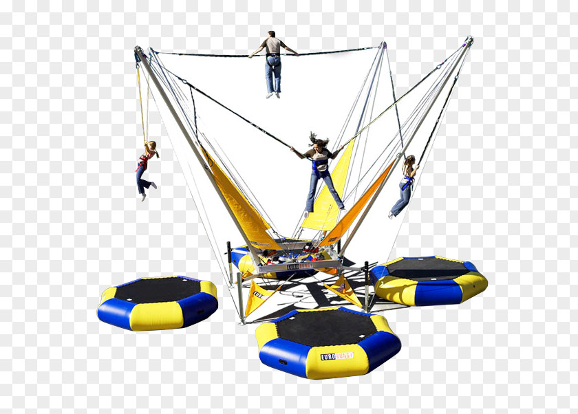 Trampoline Bungee Cords Jumping PNG