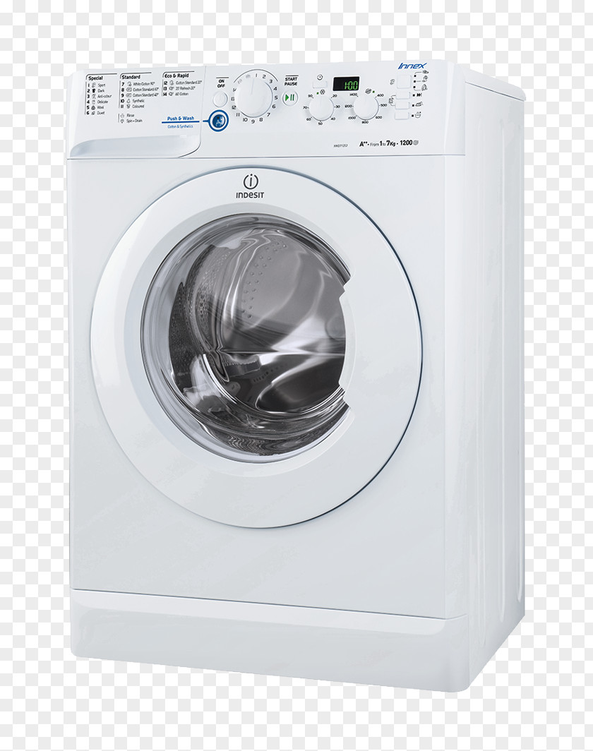 Washing Machines Indesit Co. Home Appliance Hotpoint Laundry PNG