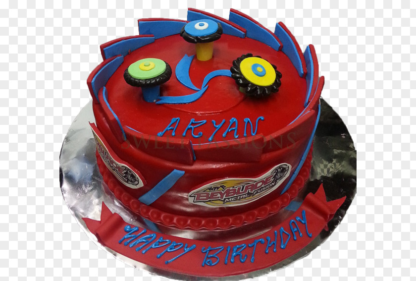 Beyblade Pattern Birthday Cake Decorating Torte PNG