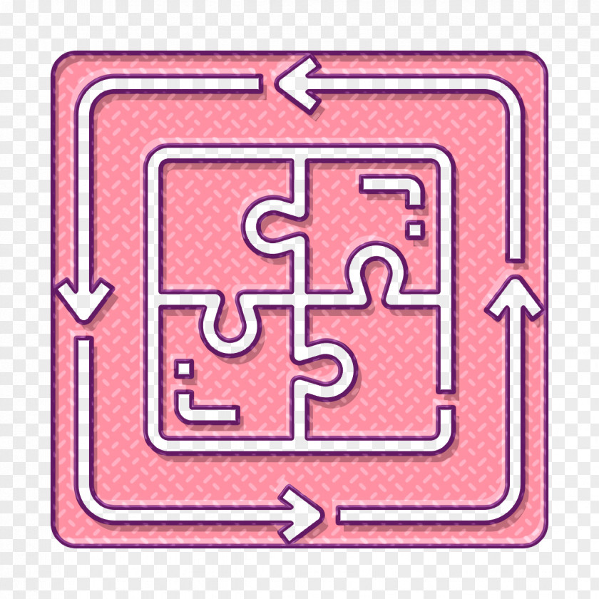 Jigsaws Icon Strategy Plan PNG