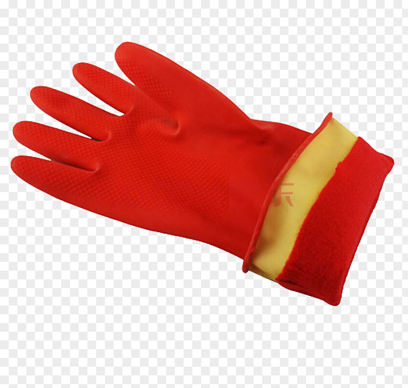 Called Pure Red Gloves Rubber Glove PNG