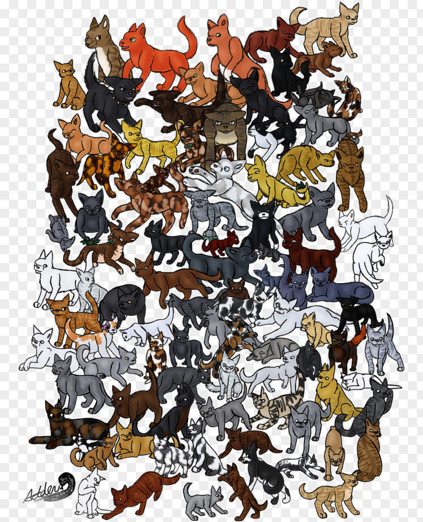 Family Reunion Warriors Dustpelt ThunderClan Tigerstar PNG