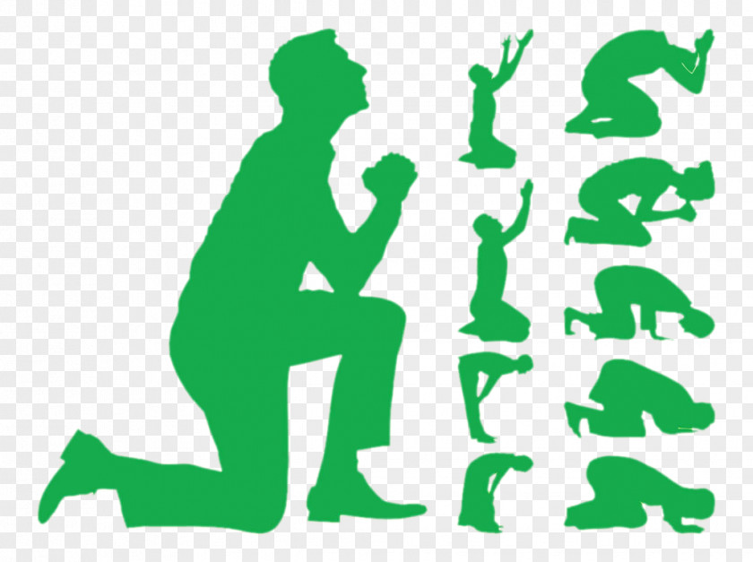 Green Action Figures Silhouette Praying Hands Prayer Clip Art PNG