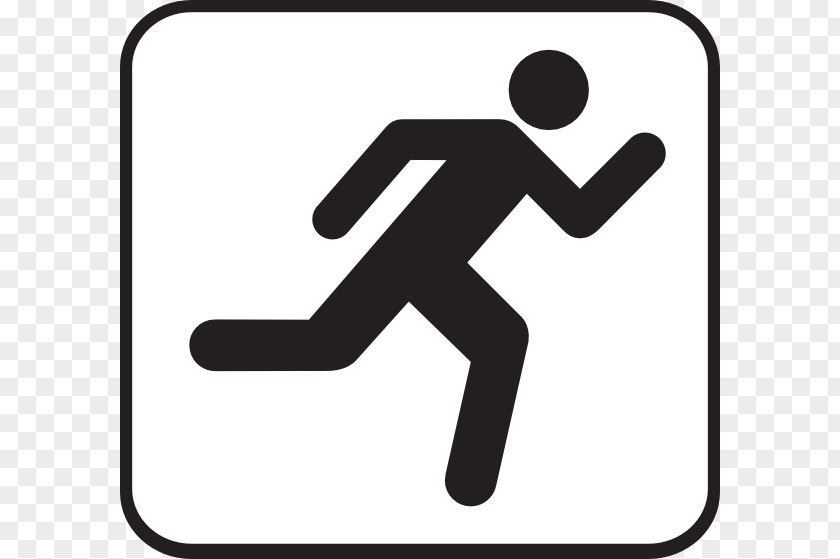 Running Man Icon Woman Free Content Clip Art PNG