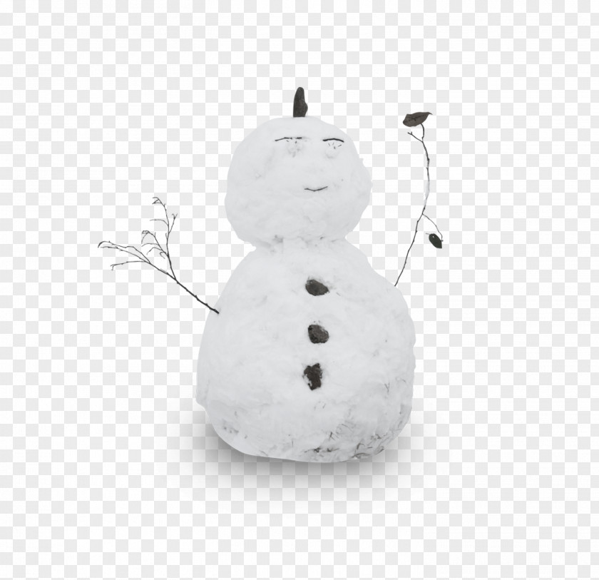 White Snowman PNG