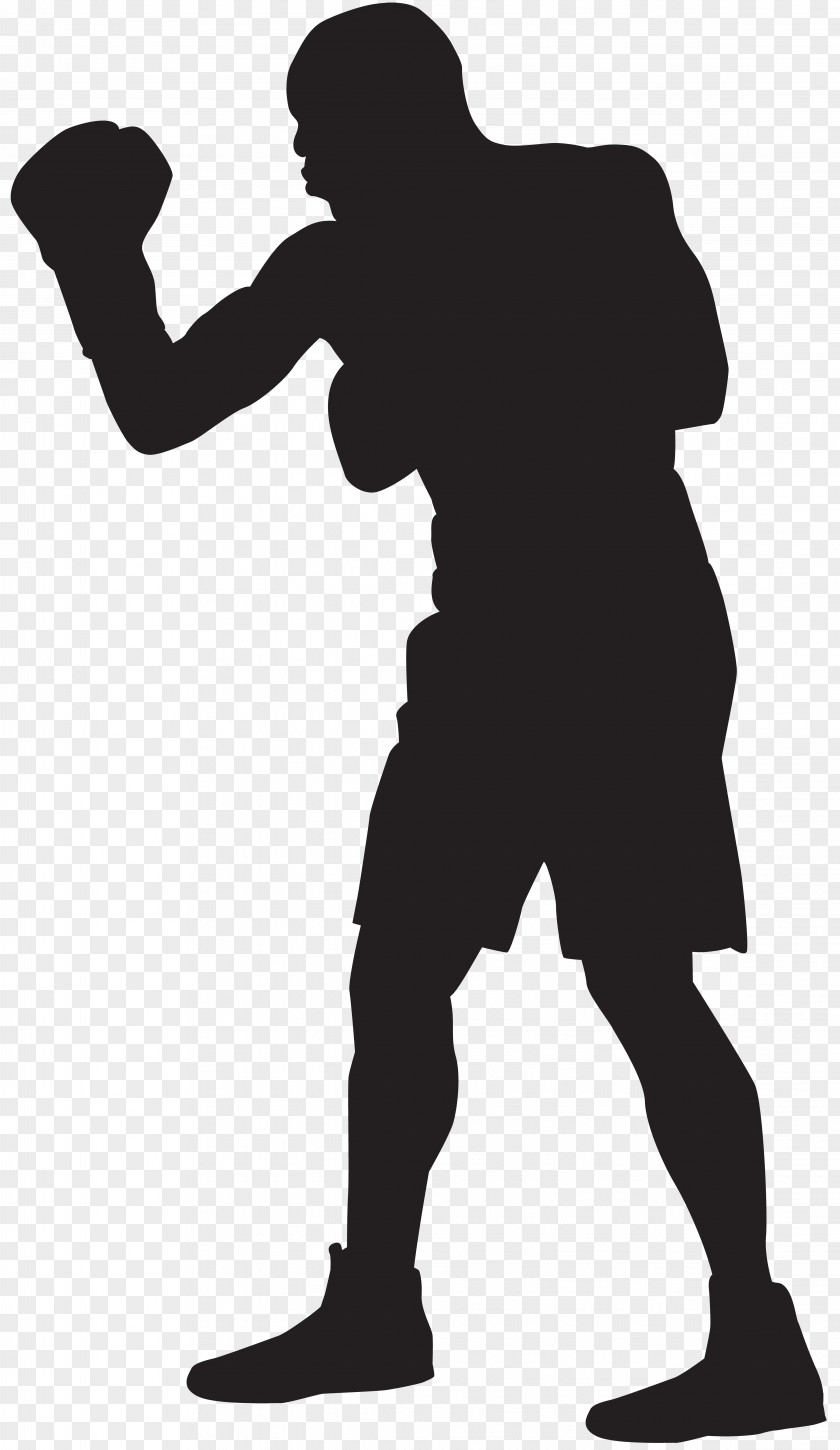 Boxing Boxer Silhouette Clip Art PNG