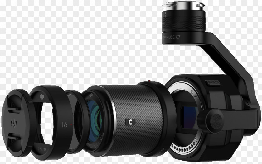 Camera Lens DJI Zenmuse X7 Inspire 2 Gimbal Unmanned Aerial Vehicle PNG