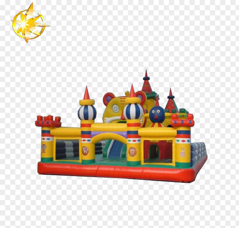 Castle Inflatable Bouncers Toy Polyvinyl Chloride PNG