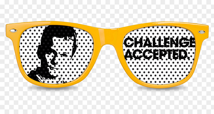 Challenge Accepted Goggles Sunglasses PNG