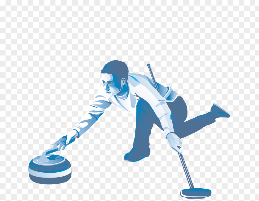 Curling Sport Cartoon 2010 Winter Olympics Olympic Games Stock Photography Illustration Vector Graphics PNG
