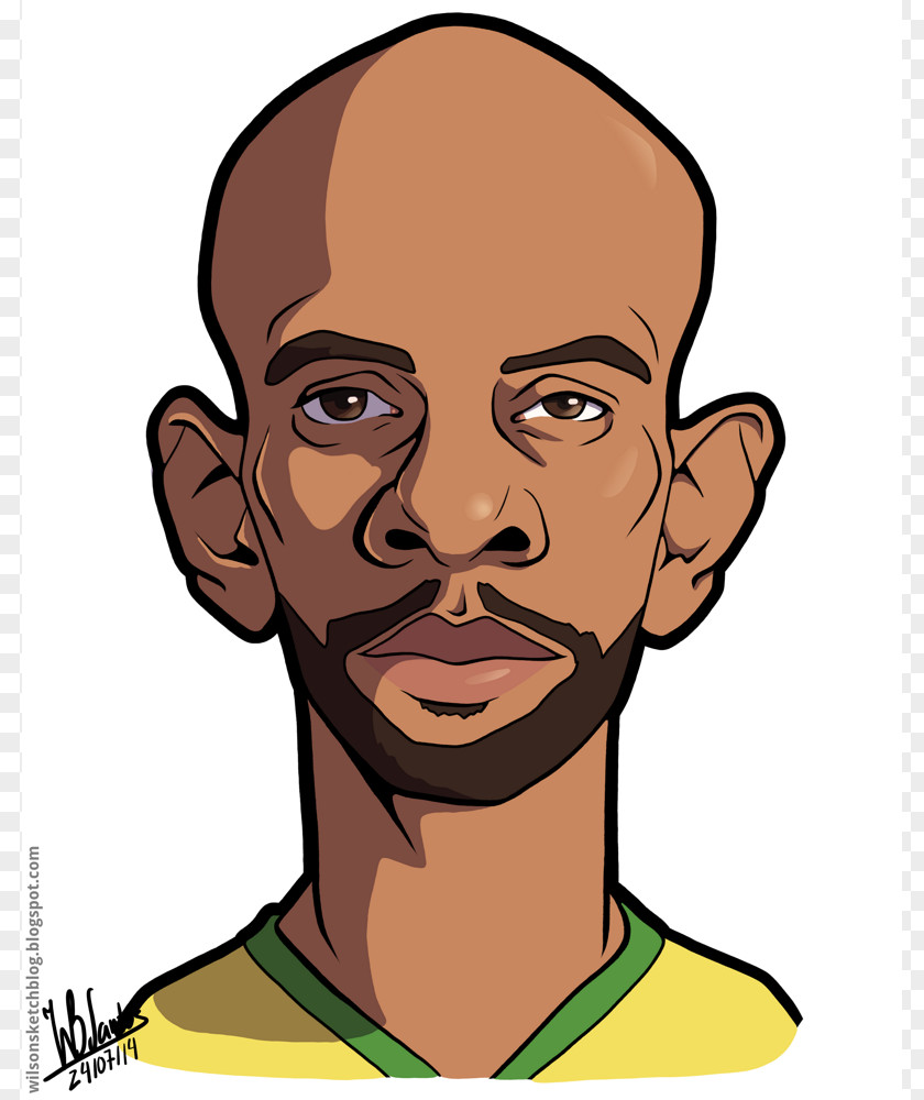 Football Cartoon Pics Maicon Sisenando Caricature Player Drawing PNG