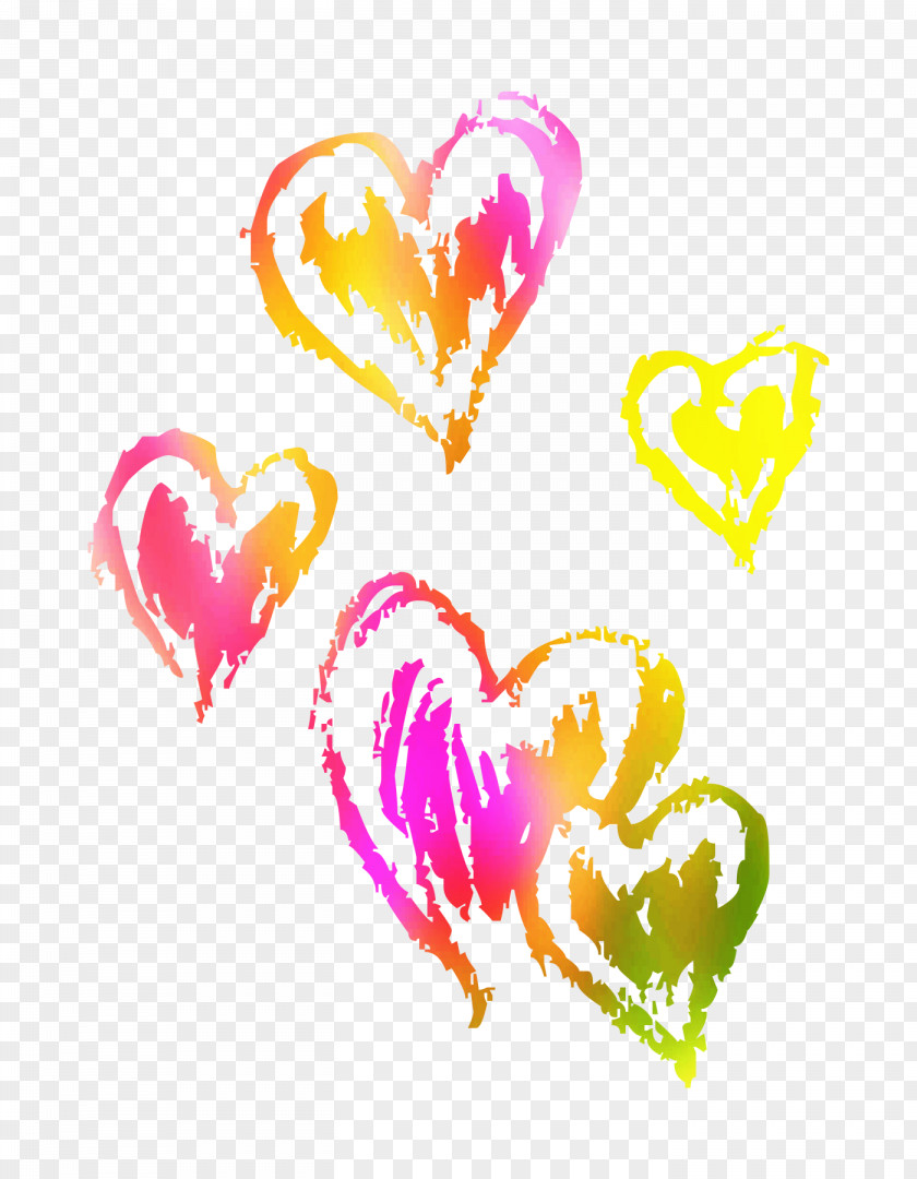 Heart Pink M Clip Art Line M-095 PNG