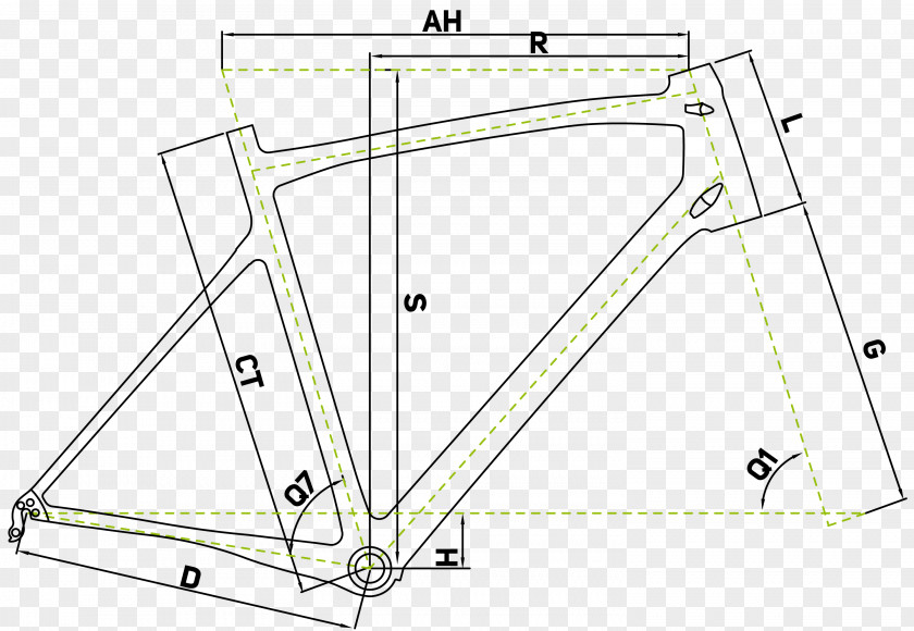 Line Bicycle Frames Drawing Point PNG