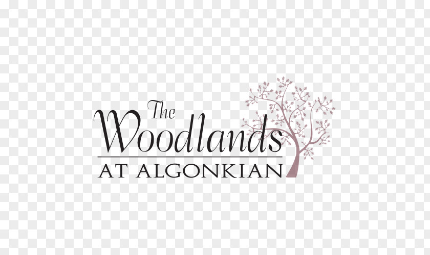 Line Logo Brand The Woodlands At Algonkian Font PNG