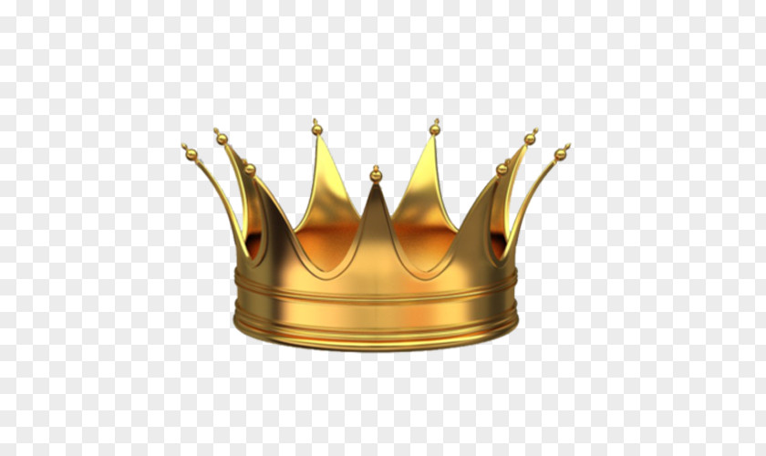 Pure Gold Crown Material 3D Computer Graphics PNG