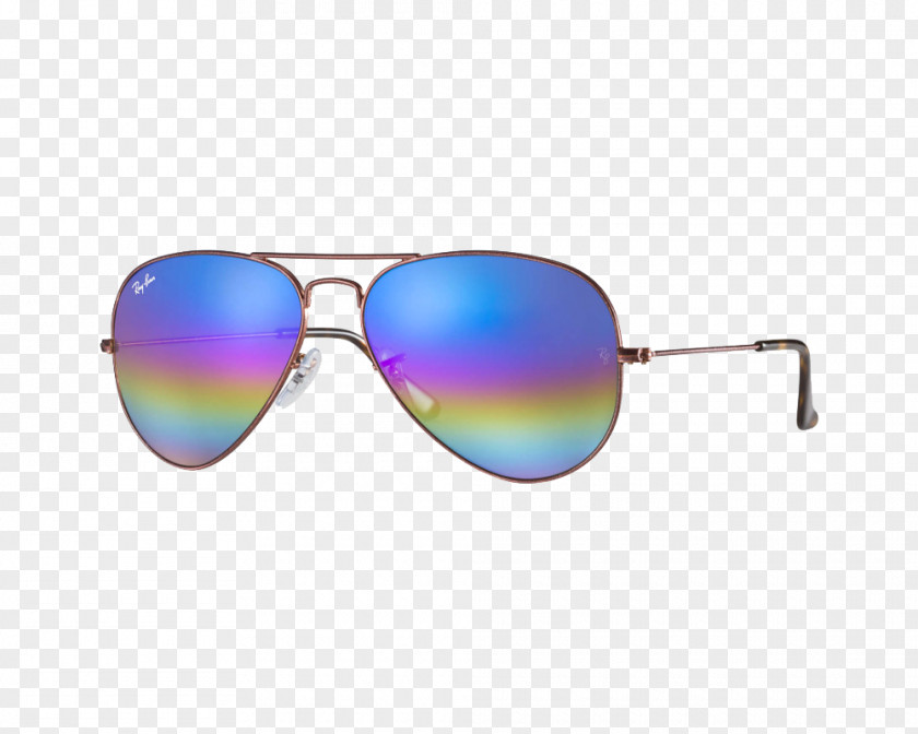 Ray Ban Ray-Ban Aviator Classic Sunglasses Flash PNG