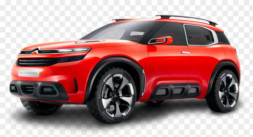 Red Citroen Aircross Car Citroxebn C5 C4 Cactus Sport Utility Vehicle PNG