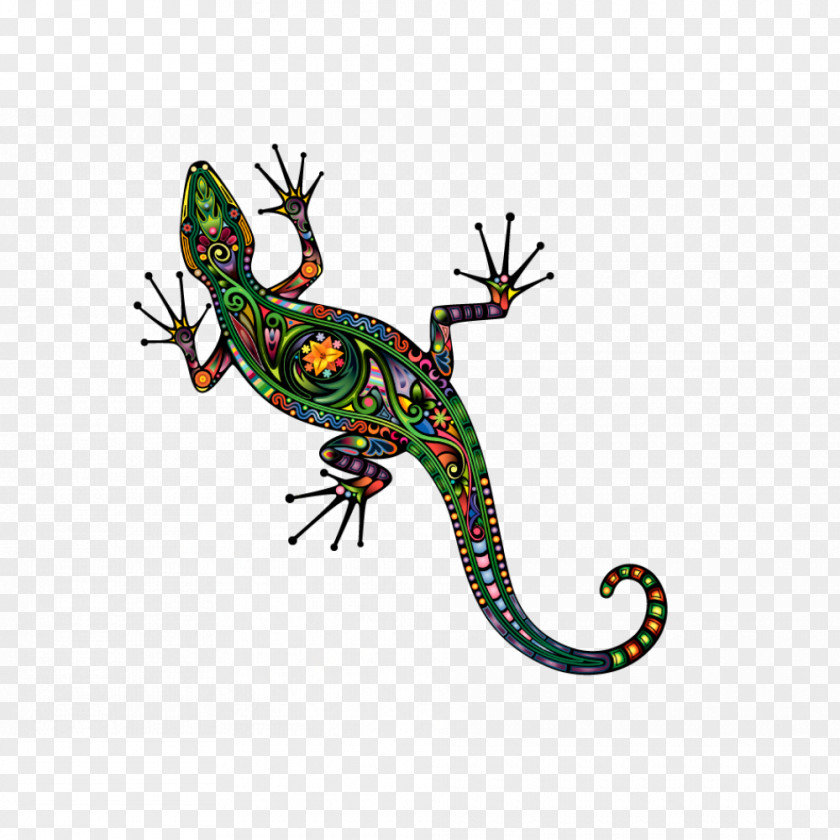 Art Wove Business Card Design Template Lizard Wall Decal Psychedelic PNG