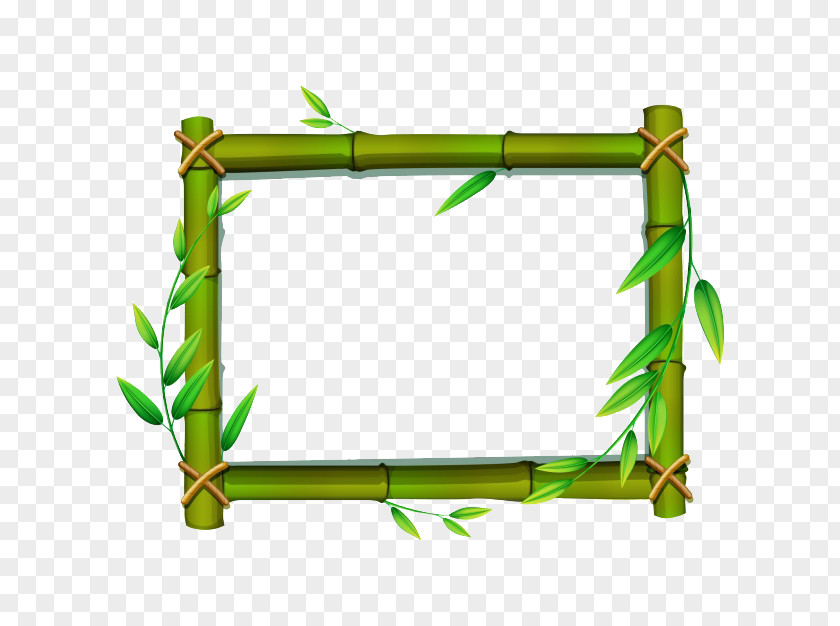 Bamboo Stick HD Picture Frame Clip Art PNG
